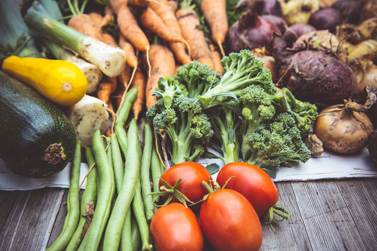 Brokoli organik segar penuh nutrisi